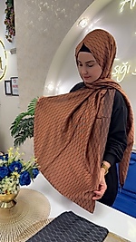 Siyane çift taraflı şal